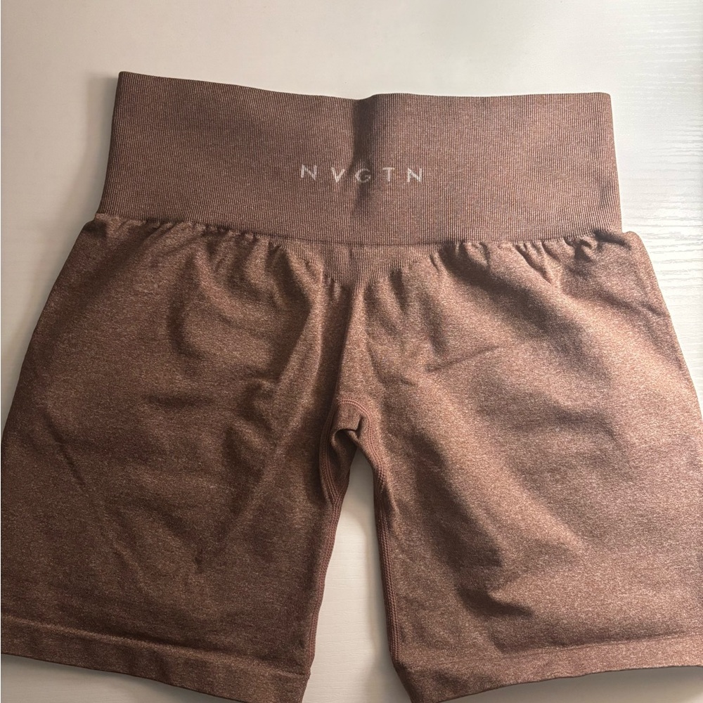 NVGTN Brown Athletic Shorts